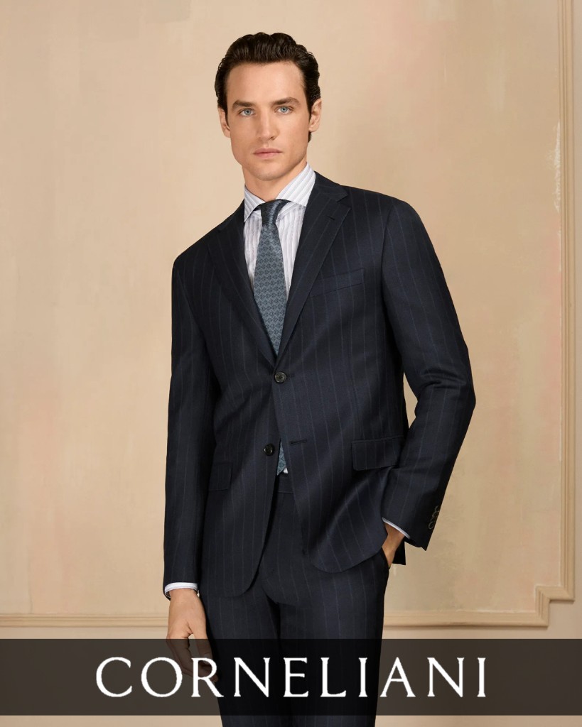 Corneliani made to measure suiting at Joseph Uzumcu Adelaide