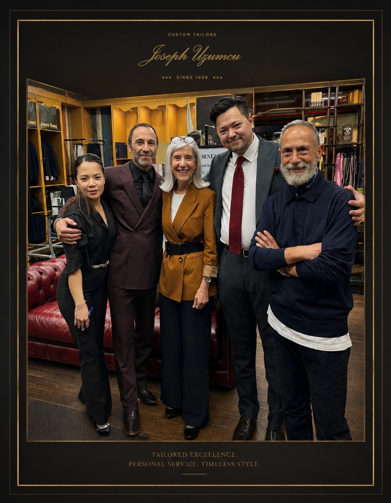 Joseph Uzumcu team — tailored excellence, personal service, timeless style