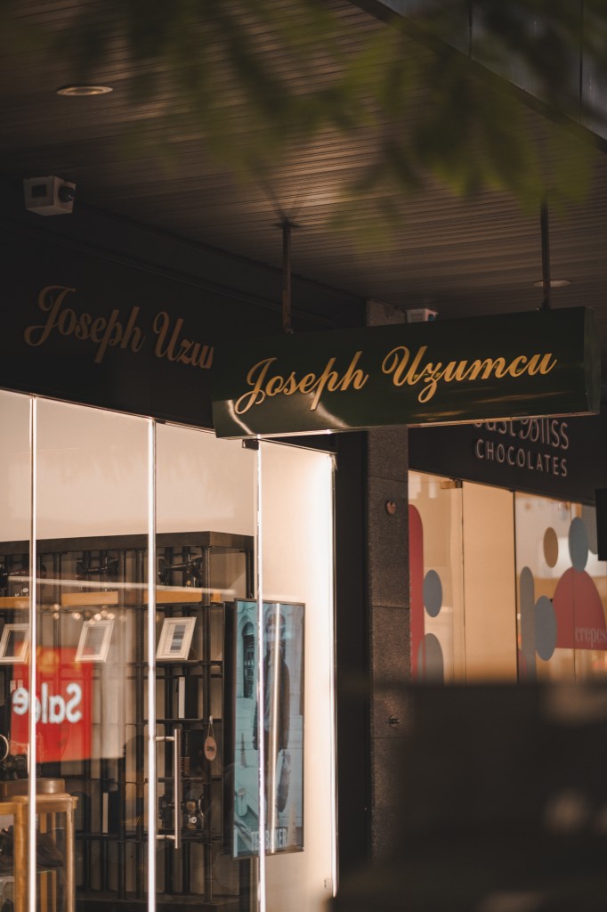 Joseph Uzumcu storefront at Gawler Place, Adelaide